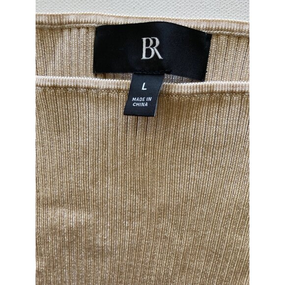 Banana Republic NWOT Sweater Boat Neck Oyster Beige Buttons Detail Large - Picture 5 of 8